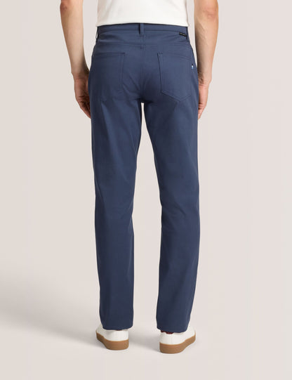 Ted Baker COMPACT HERRINGBONE TROUSERS - Blue Nights NAVY