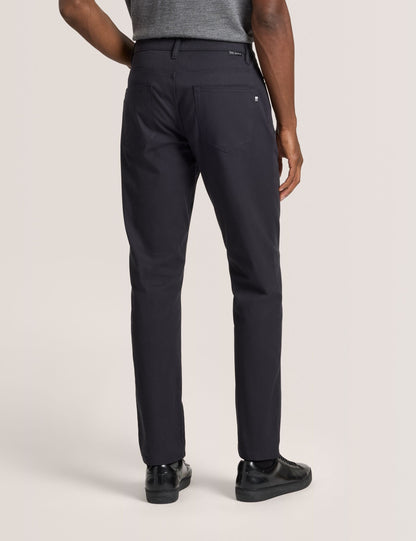 Ted Baker COMPACT HERRINGBONE TROUSERS - Black Beauty BLACK