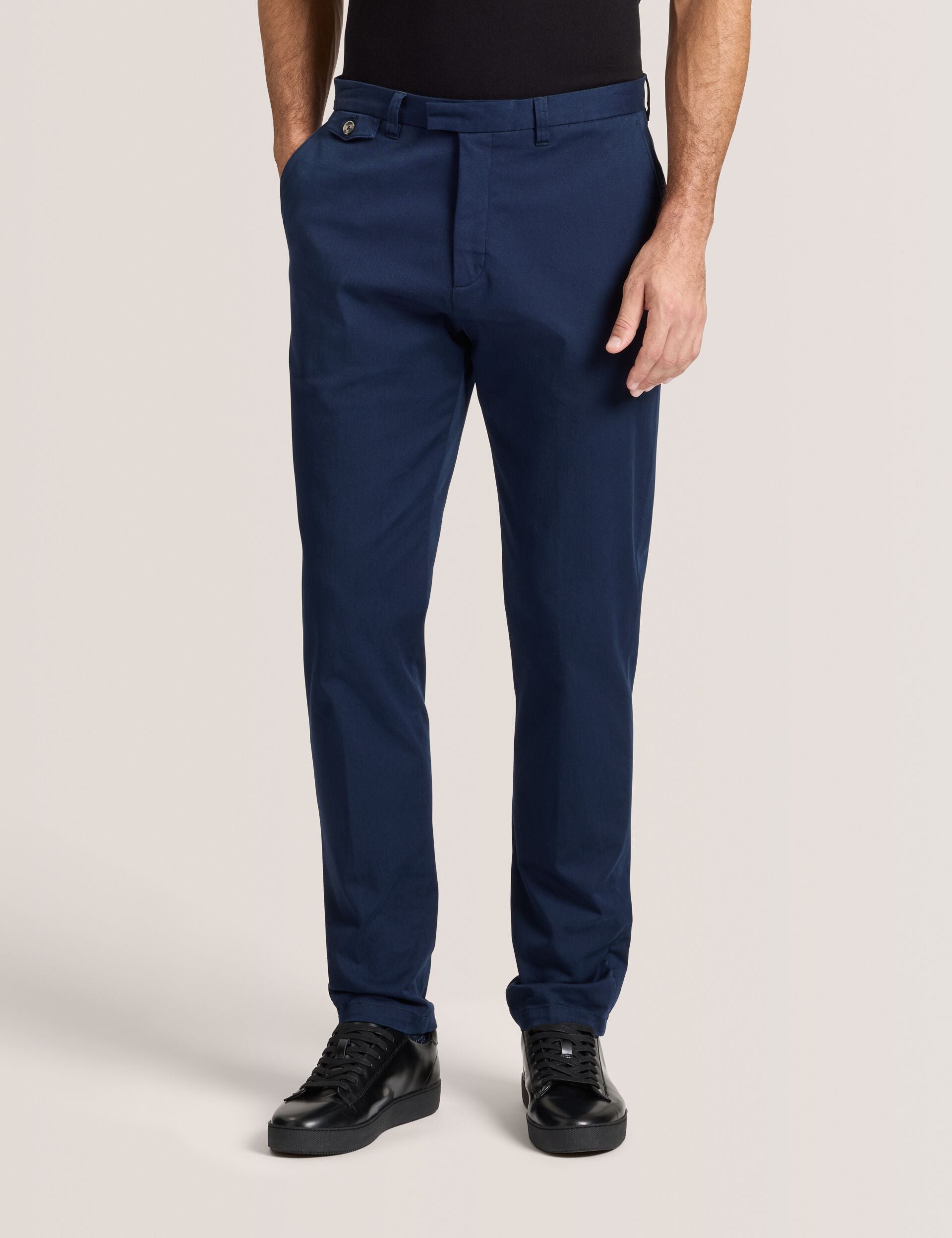 Ted Baker HEAVY TWILL CHINO - Sky Captain NAVY