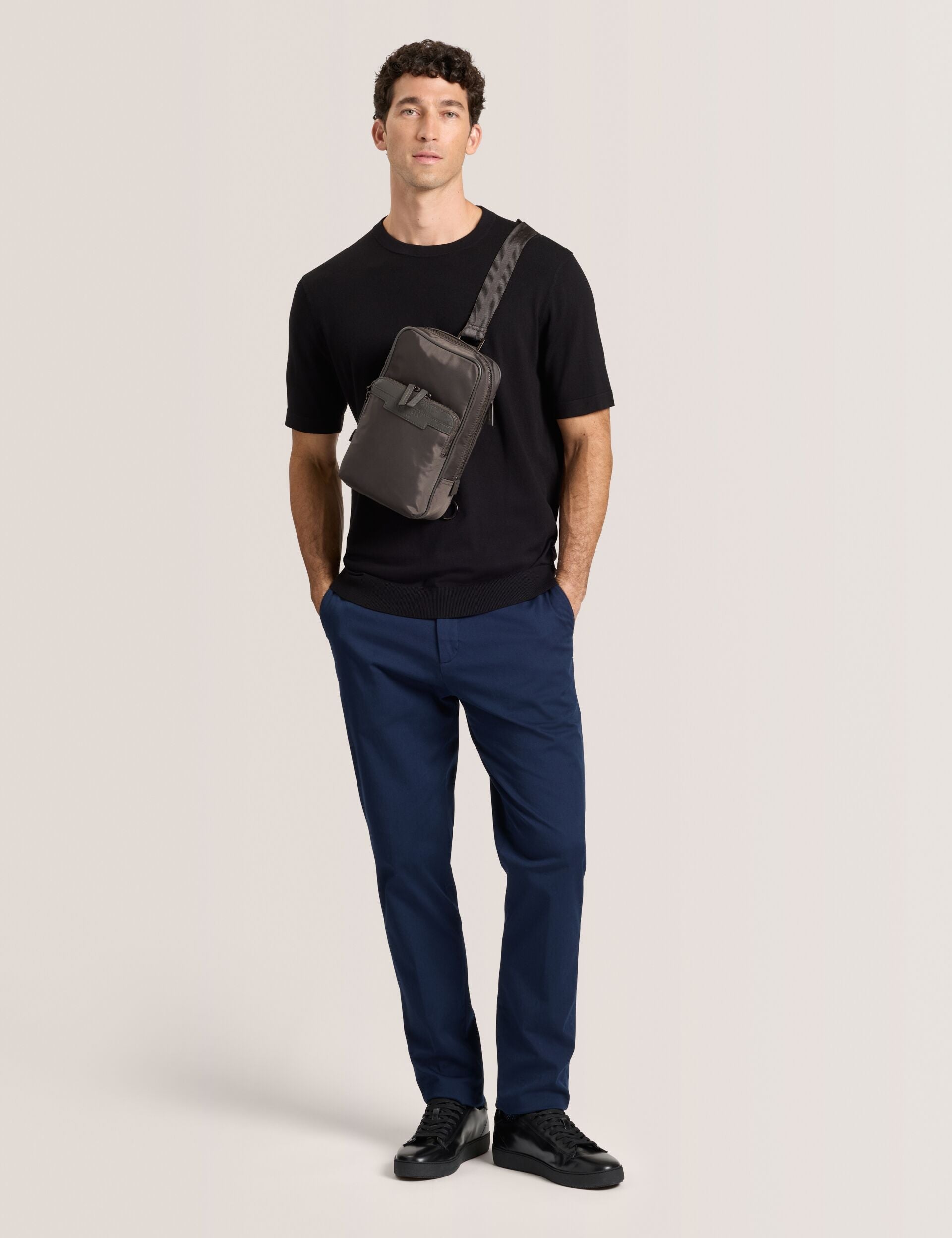 Ted Baker HEAVY TWILL CHINO - Sky Captain NAVY