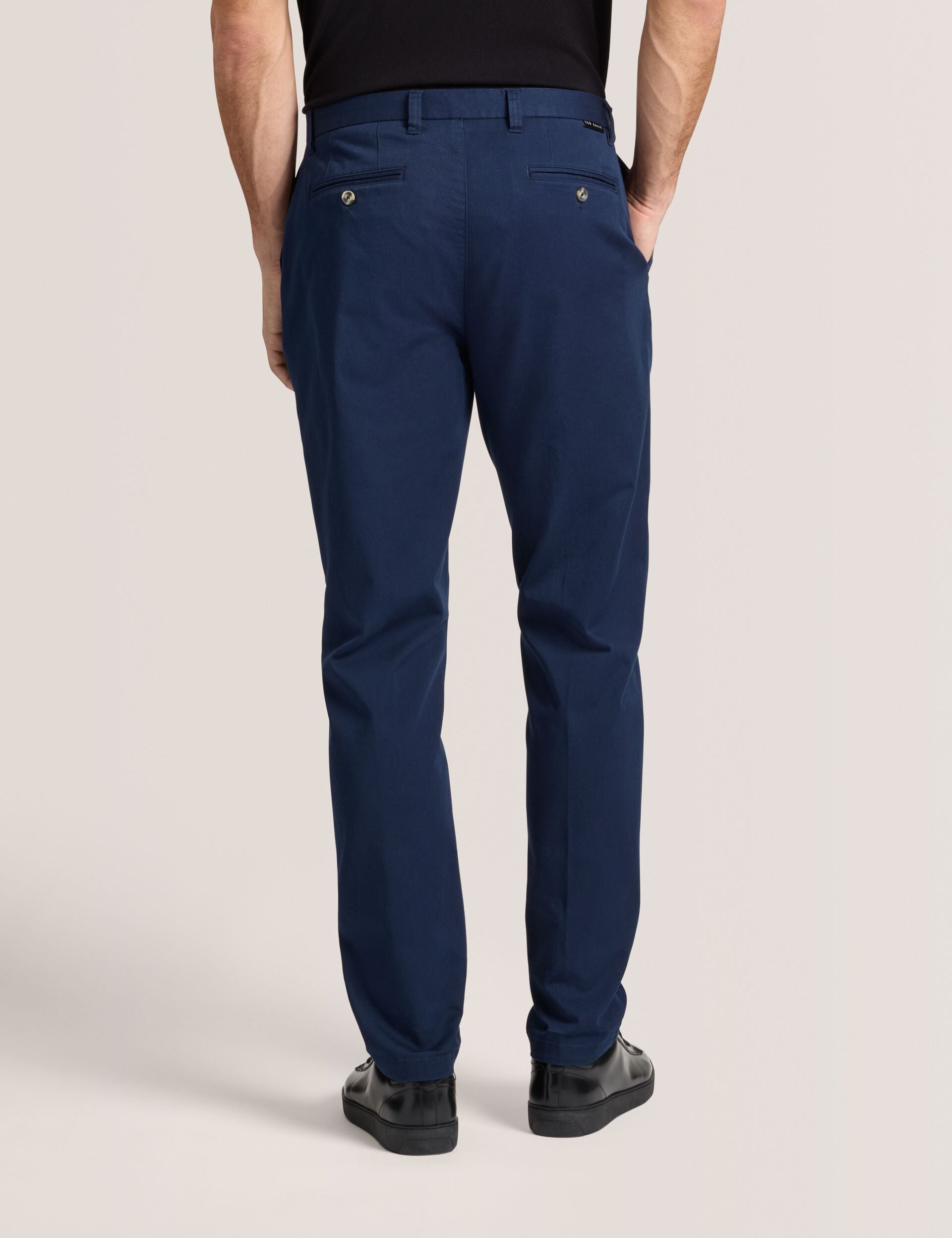 Ted Baker HEAVY TWILL CHINO - Sky Captain NAVY