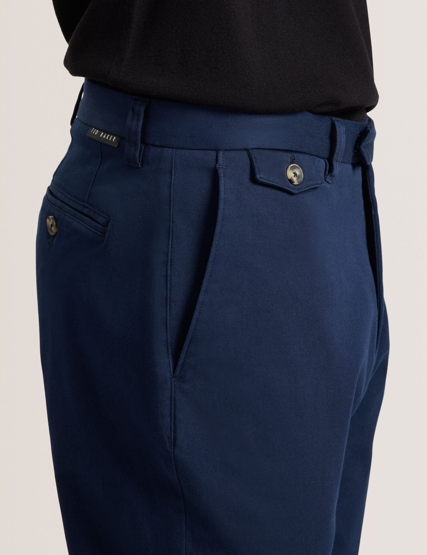 Ted Baker HEAVY TWILL CHINO - Sky Captain NAVY