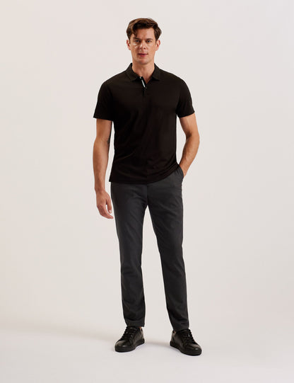 Ted Baker NOUNDS - Grey Puppytooth Check Slim Fit Pants GREY