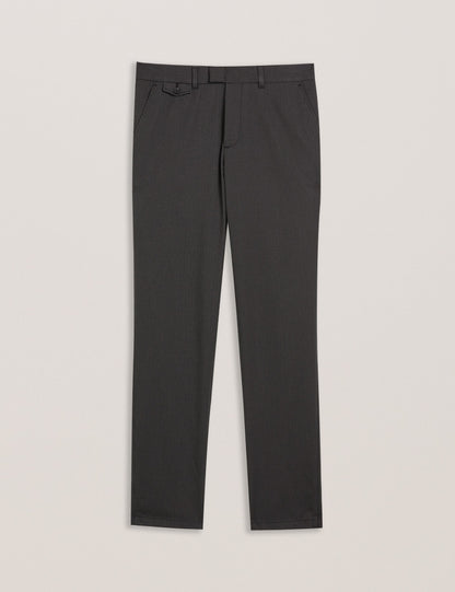 Ted Baker NOUNDS - Grey Puppytooth Check Slim Fit Pants GREY