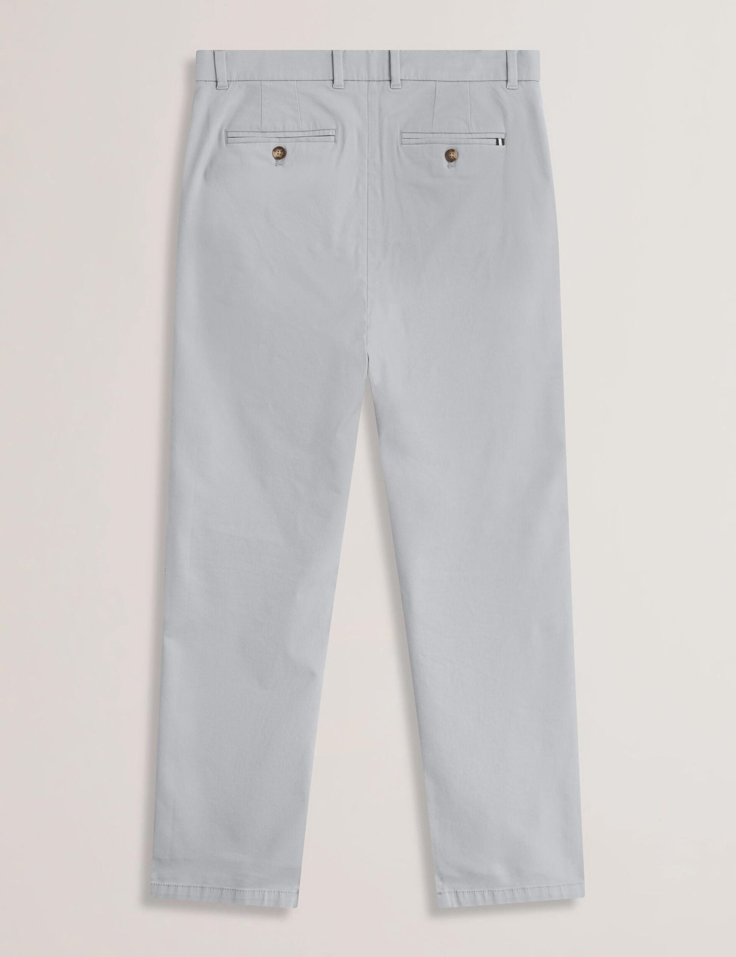 Ted Baker BATFORD - Grey Slim Fit Cotton Blend Chinos LIGHT GREY