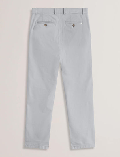 Ted Baker BATFORD - Grey Slim Fit Cotton Blend Chinos LIGHT GREY
