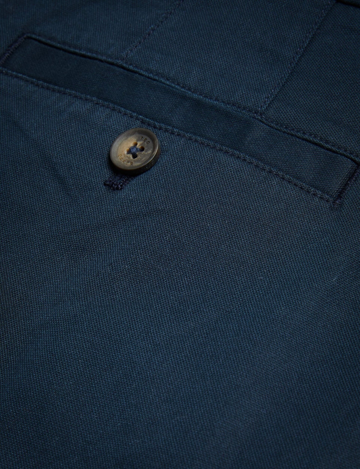 Ted Baker HAYBRN - Navy Regular Fit Woven Texture Chinos NAVY