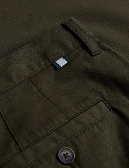 Ted Baker HAYBRN - Khaki Regular Fit Woven Texture Chinos KHAKI
