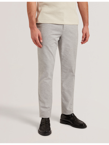Ted Baker HANDLY - Micro Houndstooth Slim Fit Pants GREY