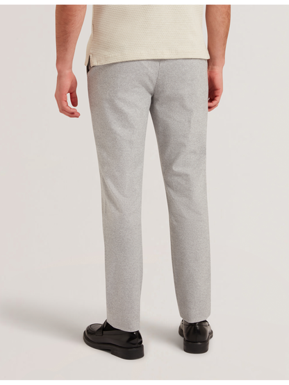 Ted Baker HANDLY - Micro Houndstooth Slim Fit Pants GREY