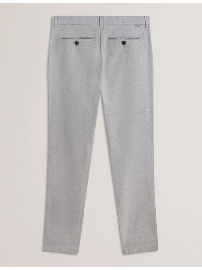 Ted Baker HANDLY - Micro Houndstooth Slim Fit Pants GREY