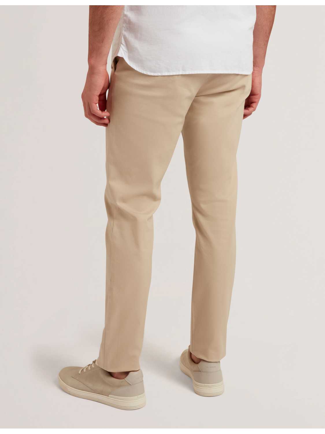 Ted Baker BATFORD - Tan Slim Fit Cotton Blend Chinos TAN