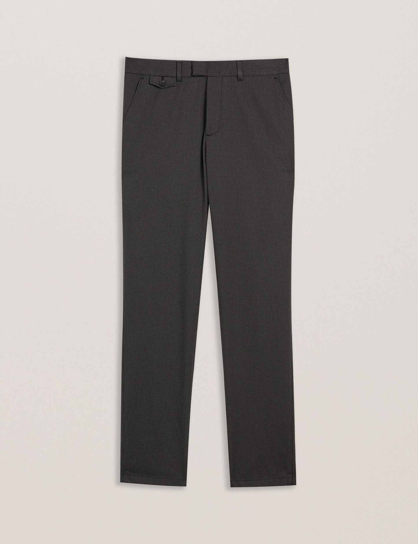 Ted Baker NOUNDS - Navy Puppytooth Check Slim Fit Pants NAVY