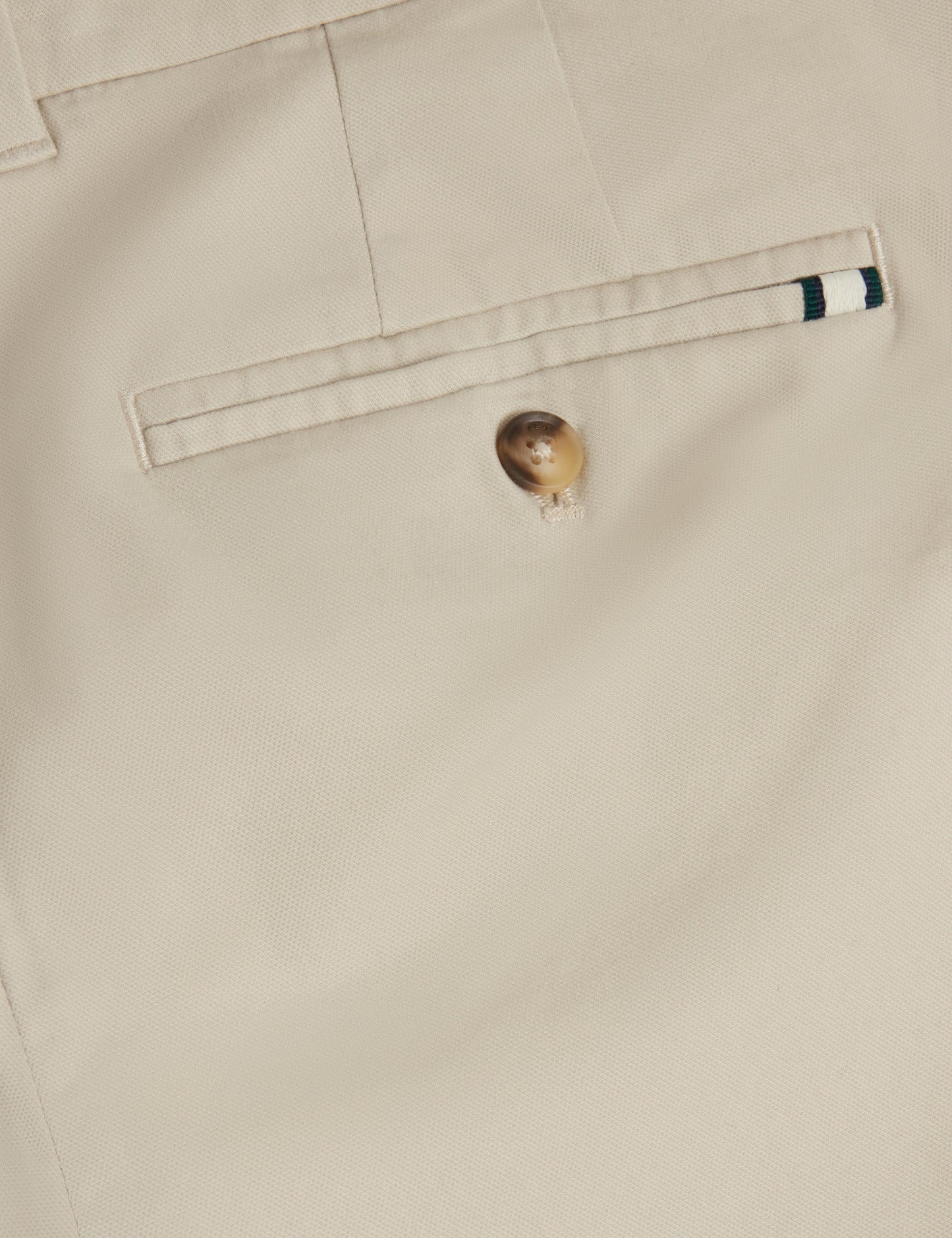 Ted Baker BATFORD - Slim Fit Cotton Blend Chinos STONE