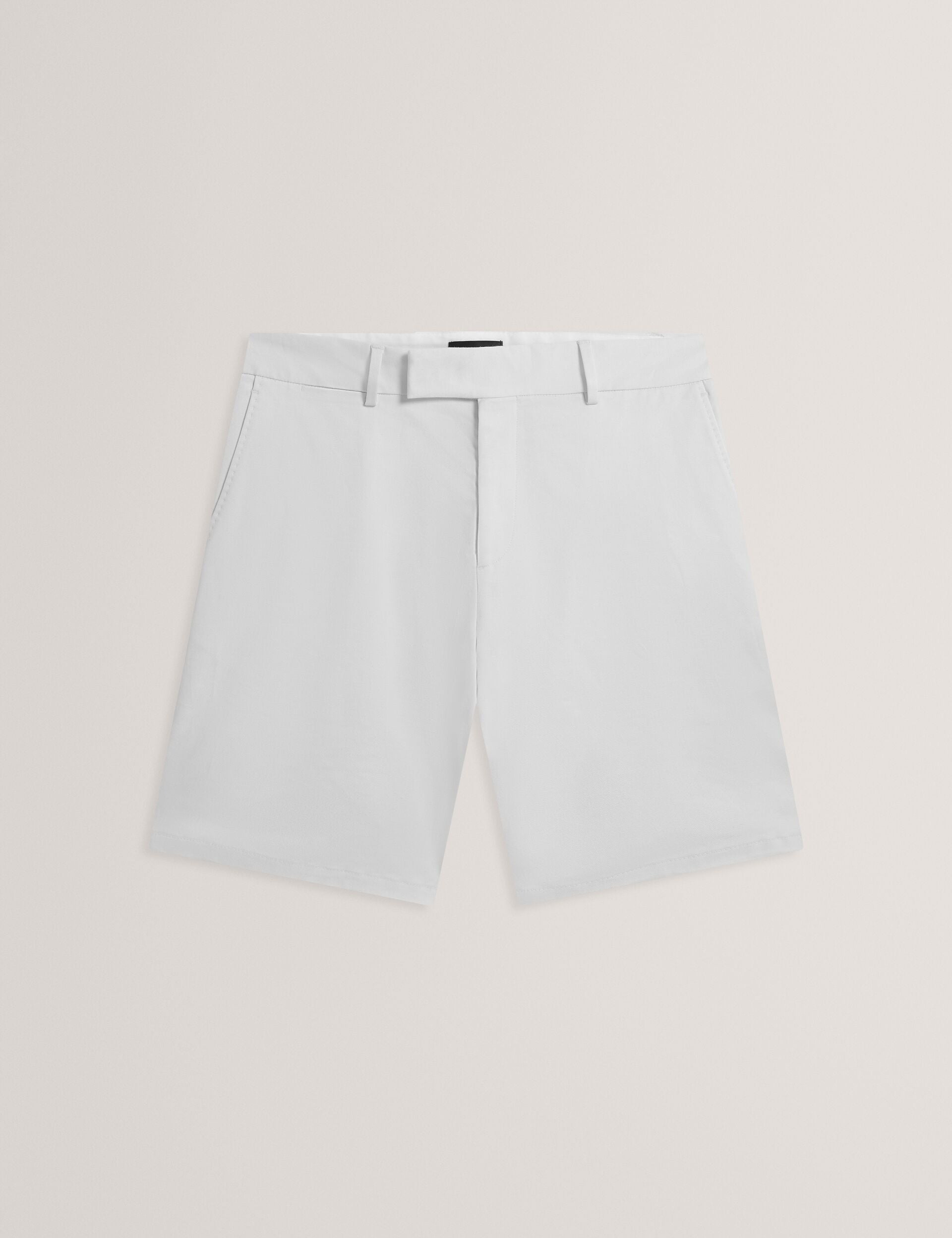 Ted Baker LOWETON - Slim Leg Stretch Cotton Chino Shorts STONE