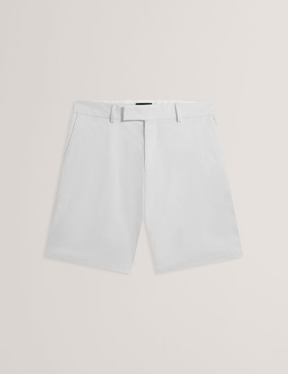Ted Baker LOWETON - Slim Leg Stretch Cotton Chino Shorts STONE