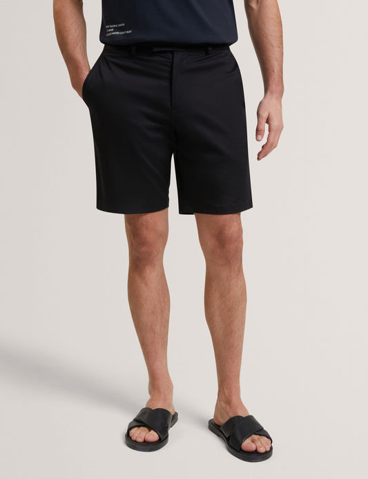 Ted Baker LOWETON Slim Leg Stretch Cotton Chino Shorts BLACK