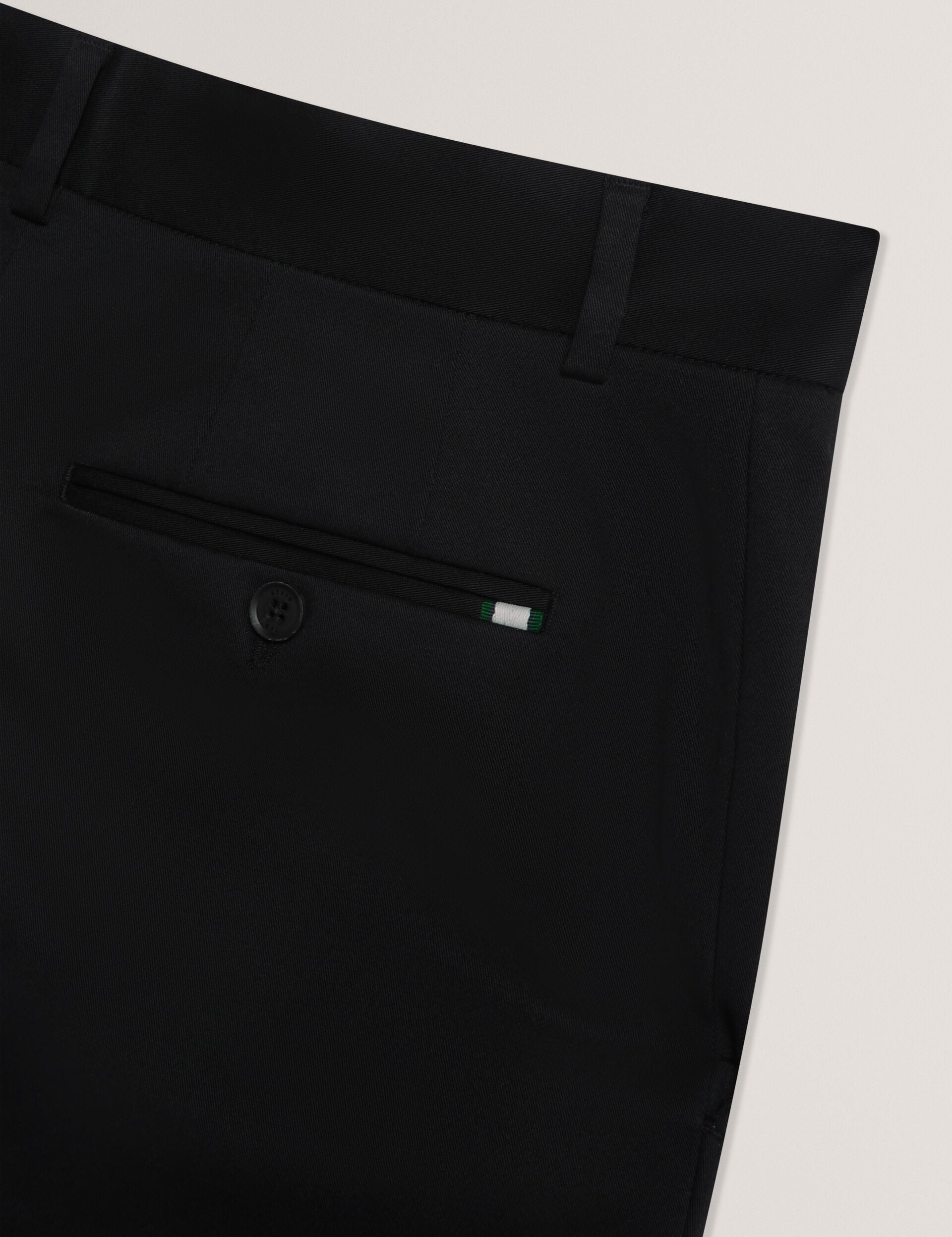Ted Baker LOWETON Slim Leg Stretch Cotton Chino Shorts BLACK
