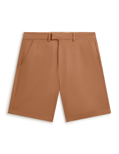Ted Baker LOWETON Slim Leg Stretch Cotton Chino Shorts TAN