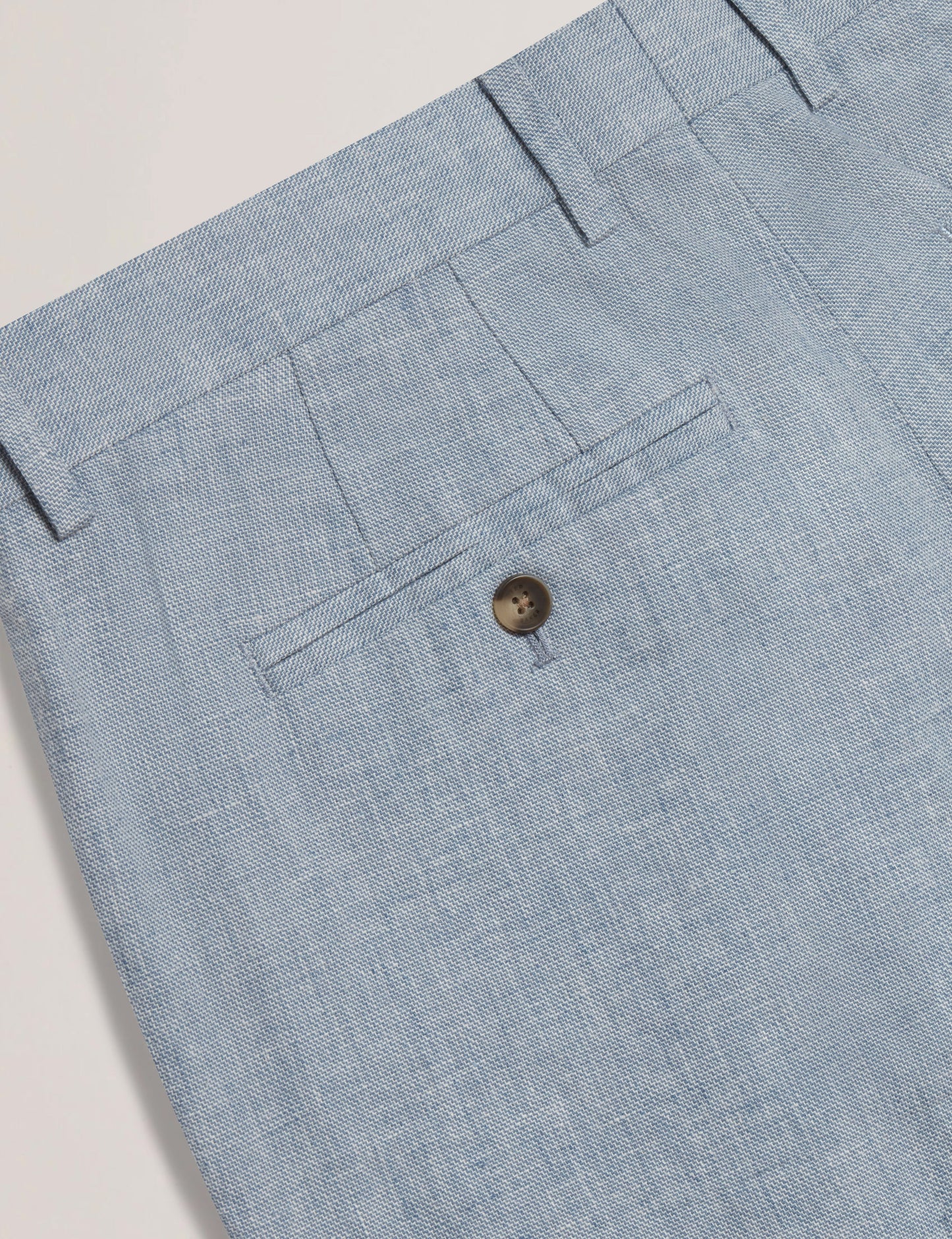 Ted Baker KENLEYS - Navy Linen Cotton Woven Tailored Shorts NAVY