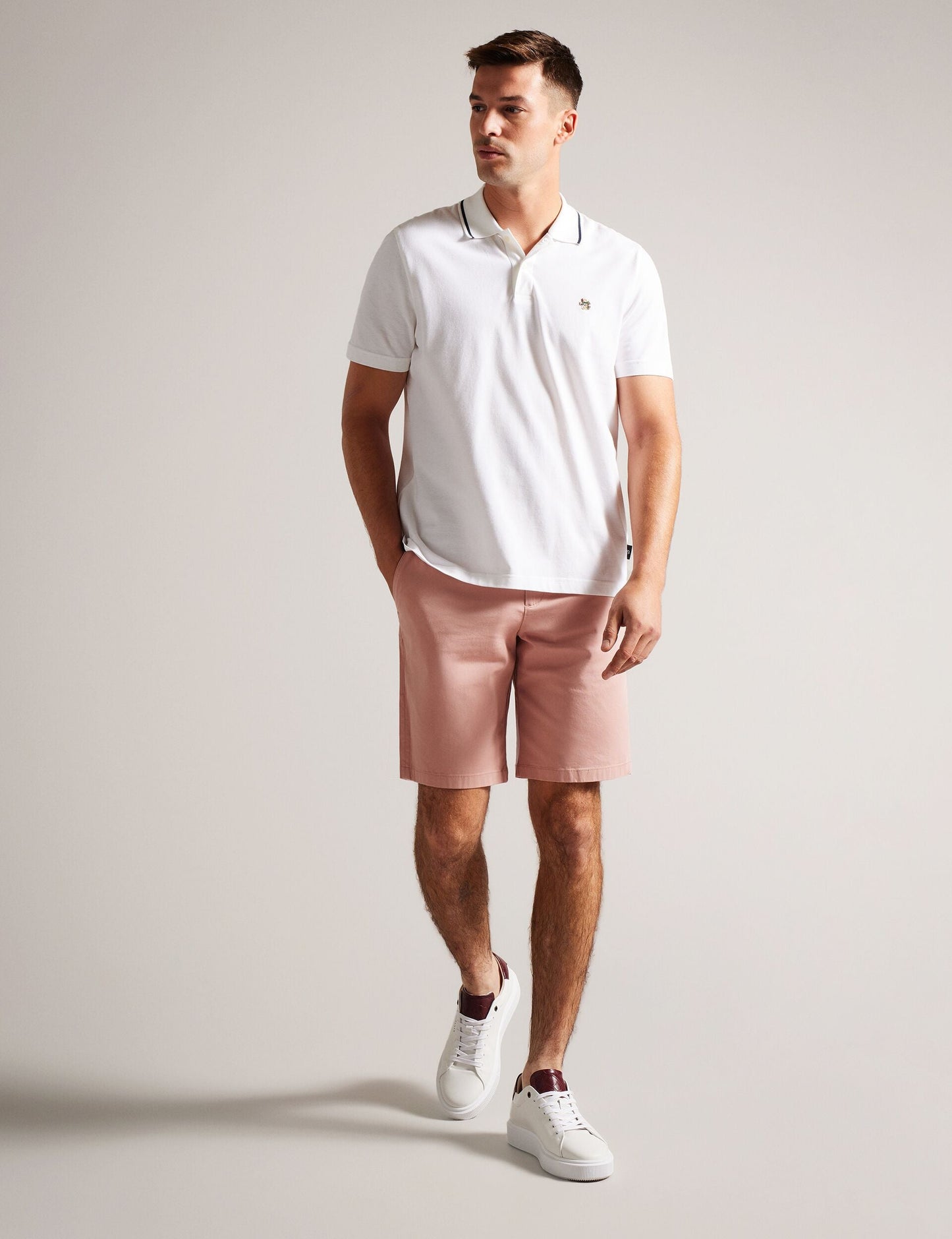 Ted Baker ALSCOT - Chino Short MID PINK