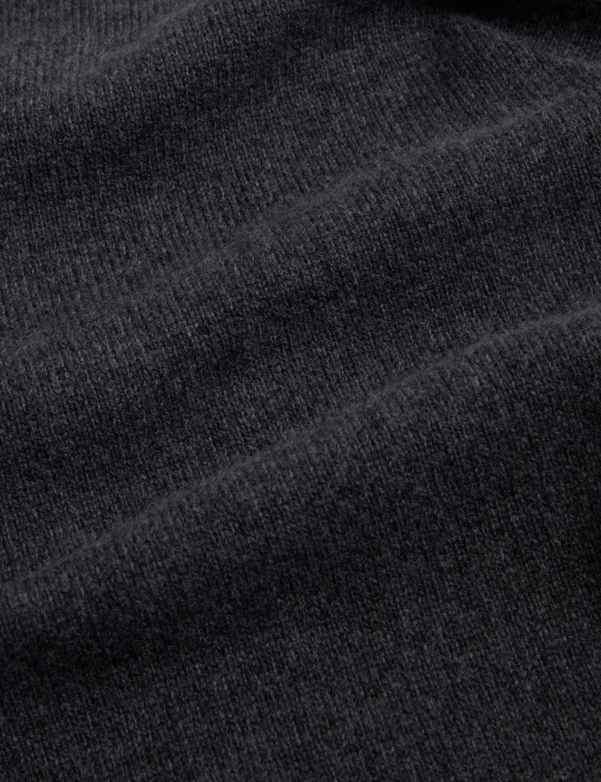 Ted Baker OWAINE Wool Knit Straight Leg Shorts CHARCOAL