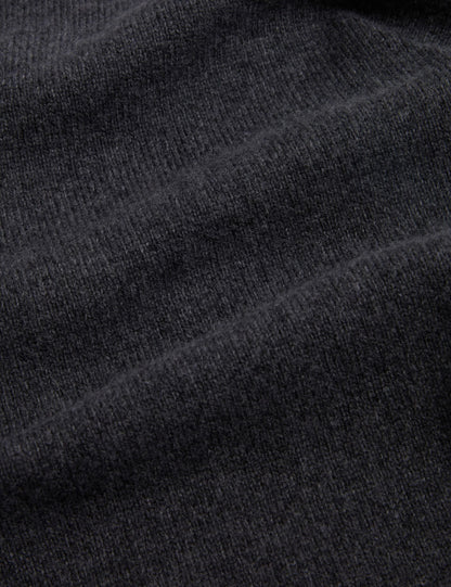 Ted Baker OWAINE Wool Knit Straight Leg Shorts CHARCOAL