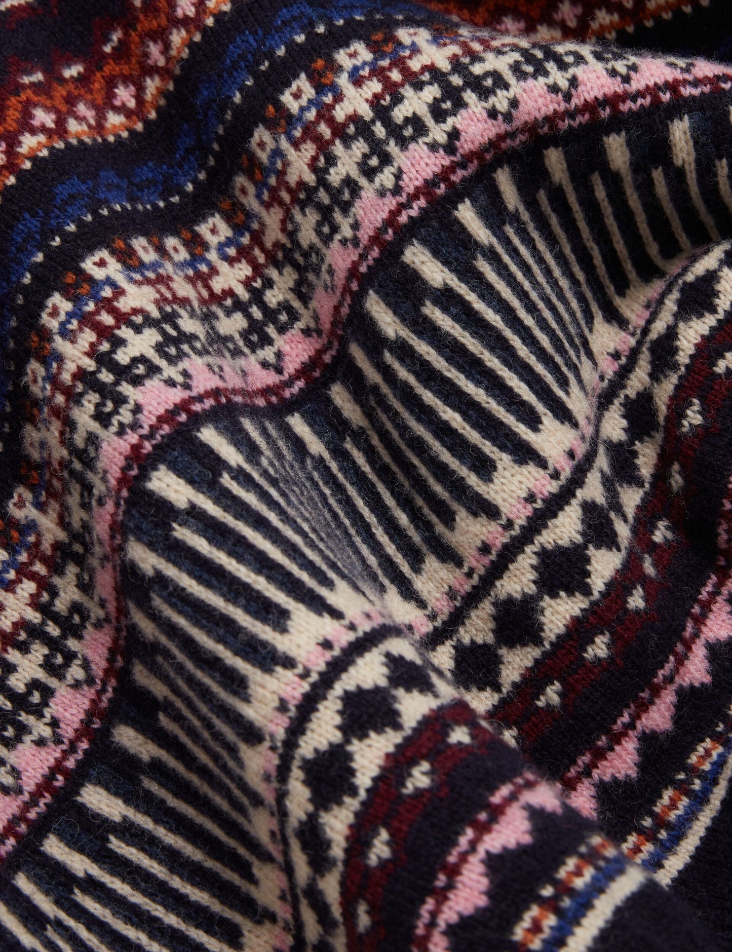 Ted Baker AMARAT Fair Isle Crew Neck Wool Sweater MULTICOLOUR