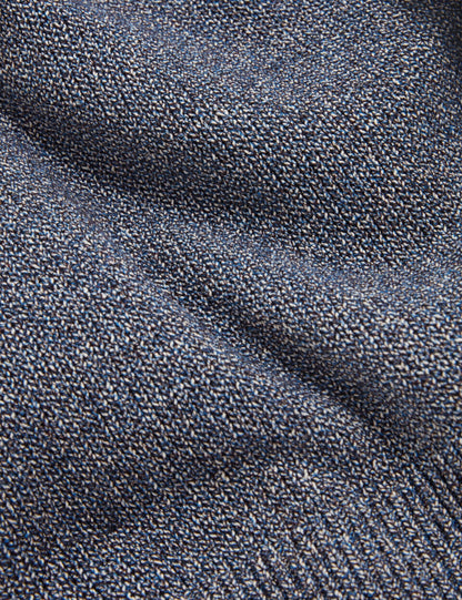 Ted Baker CHARLIZ Relaxed Fit Twist Weave Knitted Sweater NAVY