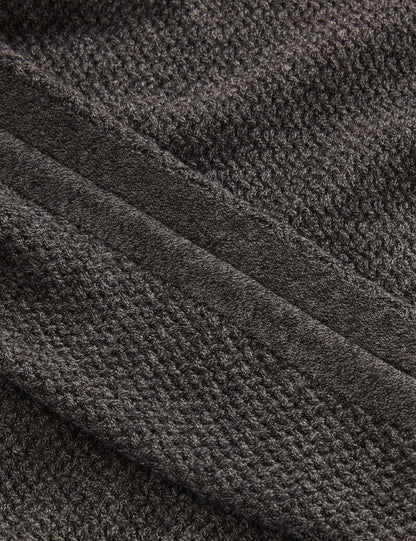 Ted Baker MONYA Textured Stitch Marled Knit Jumper MID GREY