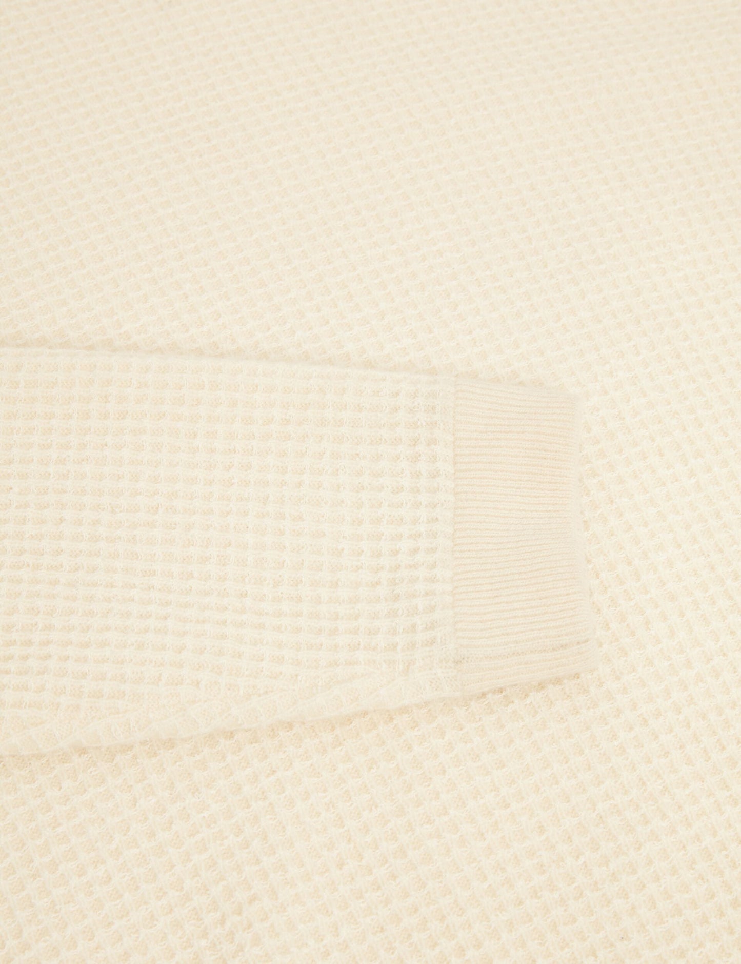 Ted Baker CLACX Waffle Knit Crew Neck Jumper ECRU