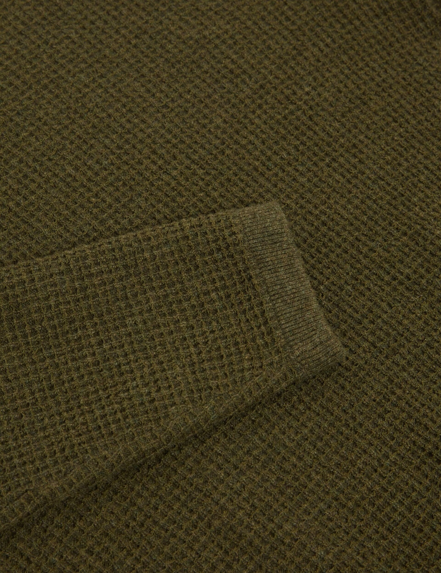 Ted Baker CLACX Waffle Knit Crew Neck Jumper OLIVE