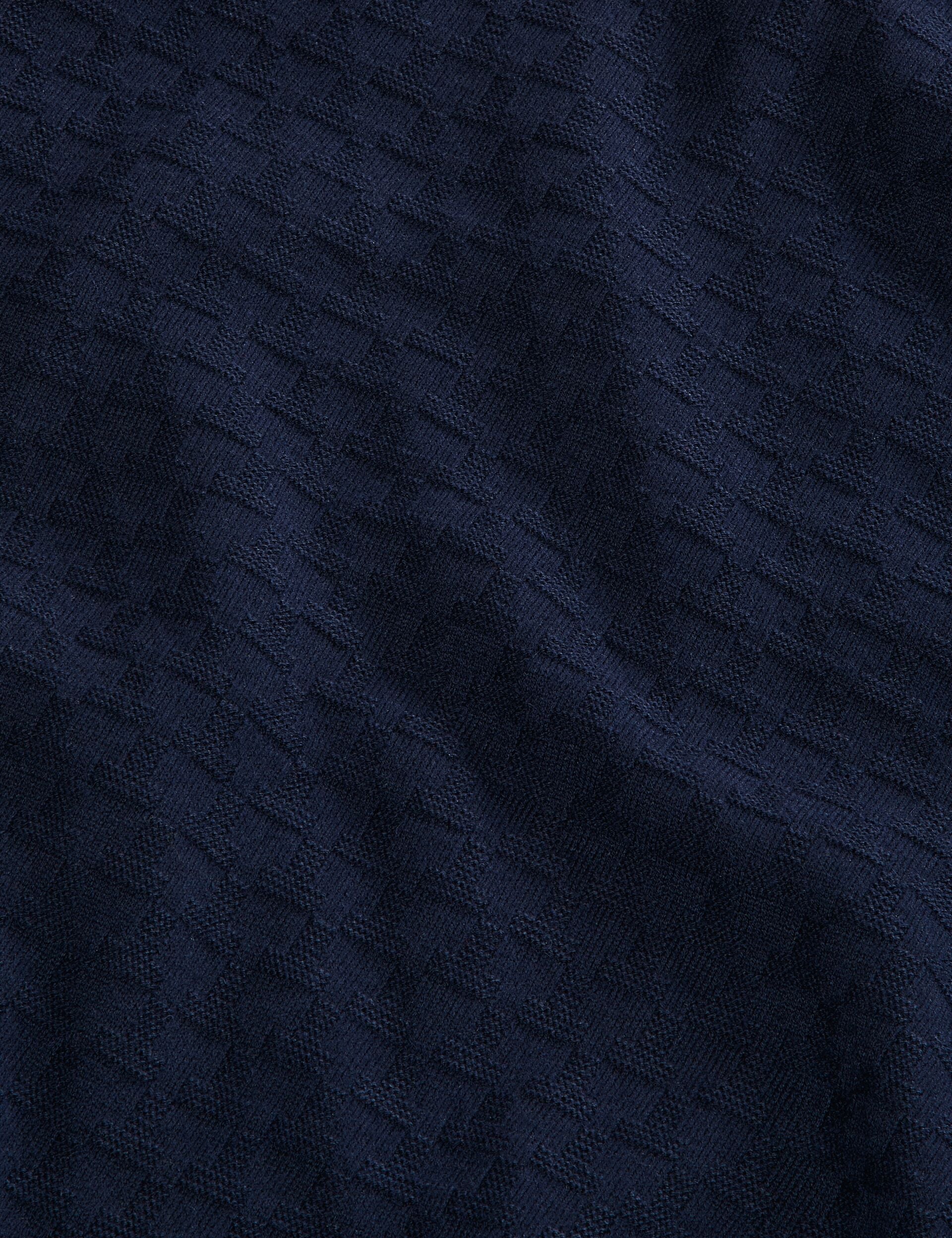 Ted Baker T STITCH LONG SLEEVE CREW NECK SWEATER - Sky Captain NAVY