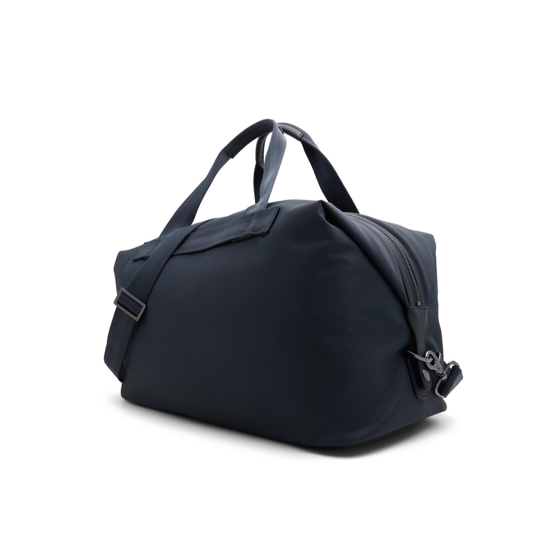 Ted Baker ENDER - Nylon Leather Trim Holdall Bag NAVY