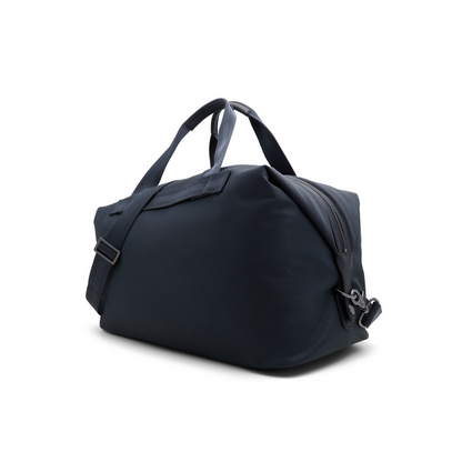 Ted Baker ENDER - Nylon Leather Trim Holdall Bag NAVY