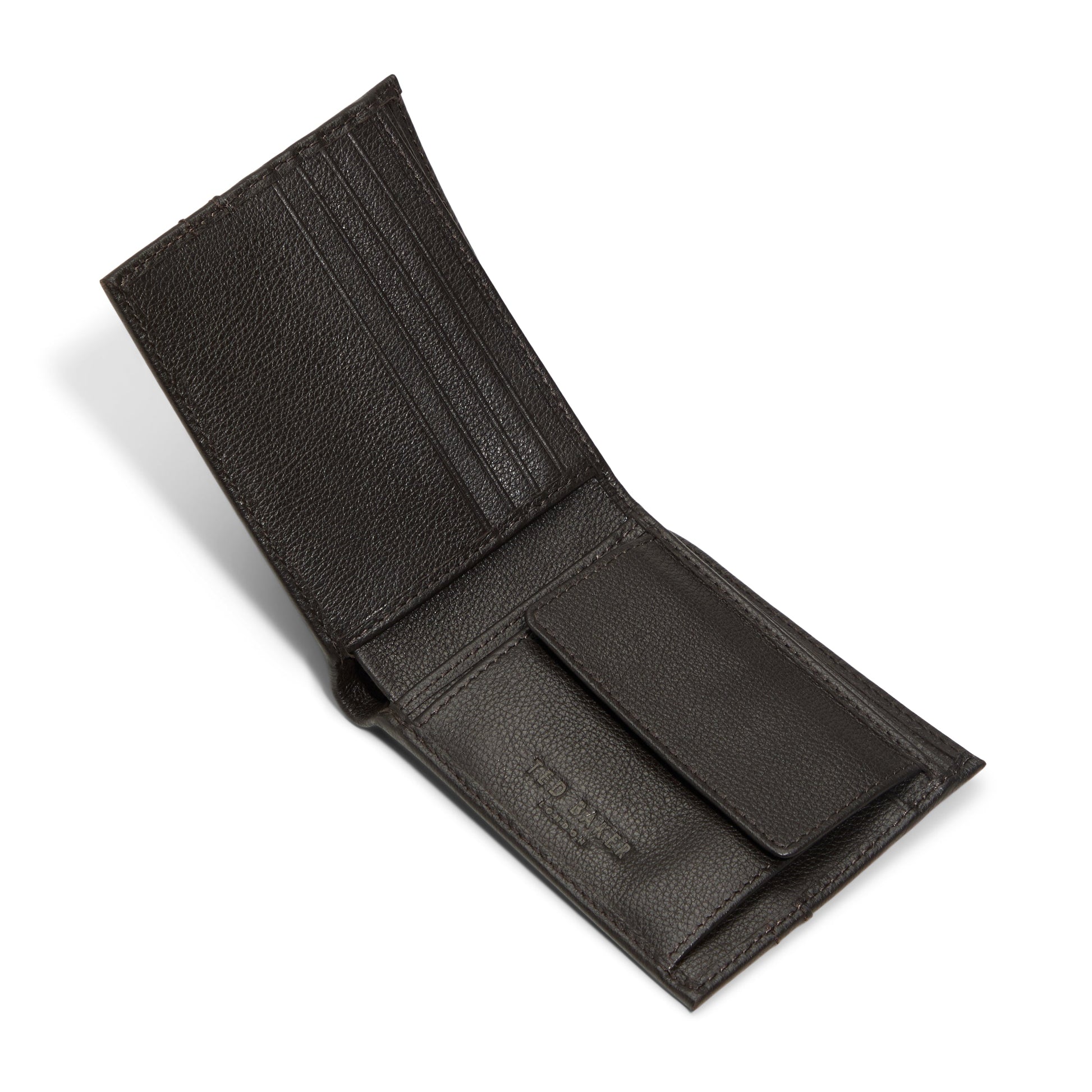 Ted Baker CAMDEN - Bifold Wallet DARK BROWN