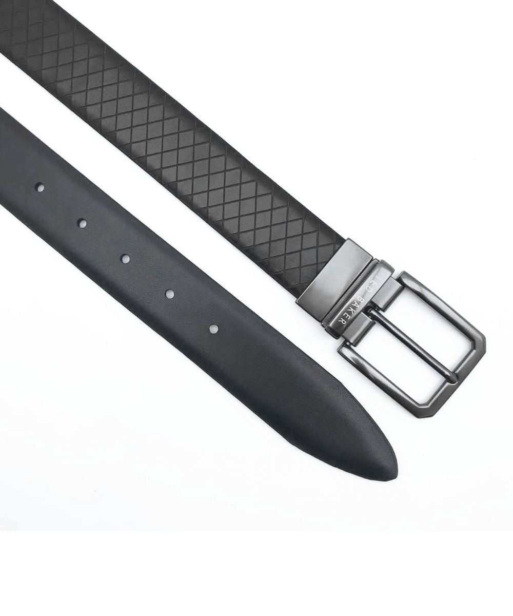 Ted Baker DIAMOND EMBOSSED BELT – Brown BROWN