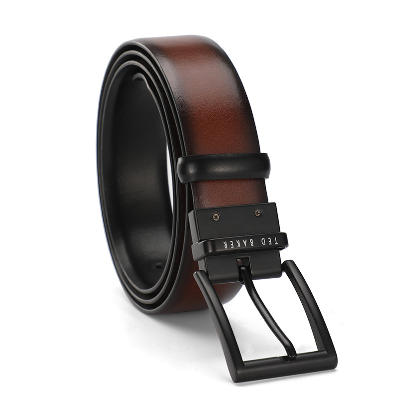 Ted Baker REVERSIBLE BELT – Black/Brown BLACK BROWN