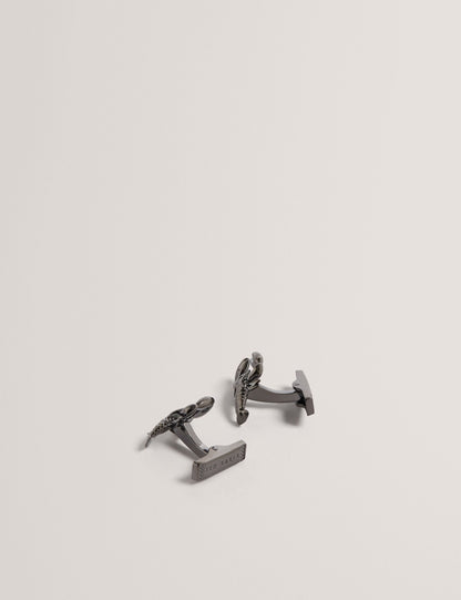 Ted Baker MARIINE - Lobster Cufflinks & Lapel Pin Set GUNMETAL