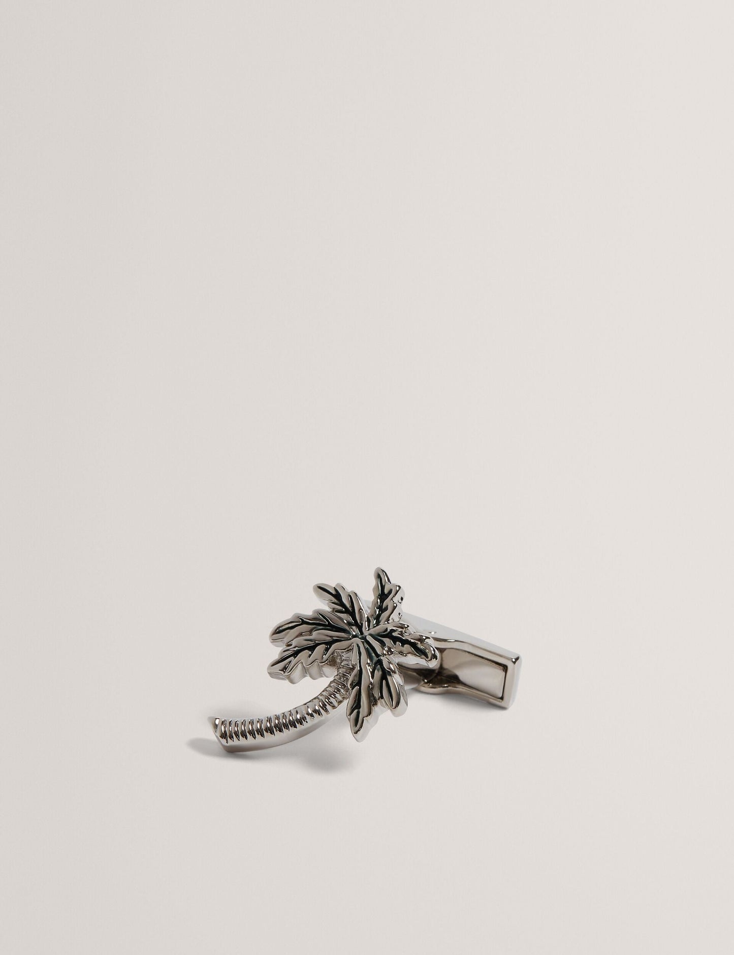 Ted Baker PALMIIE - Palm Tree Cufflink Lapel Pin Set SILVER