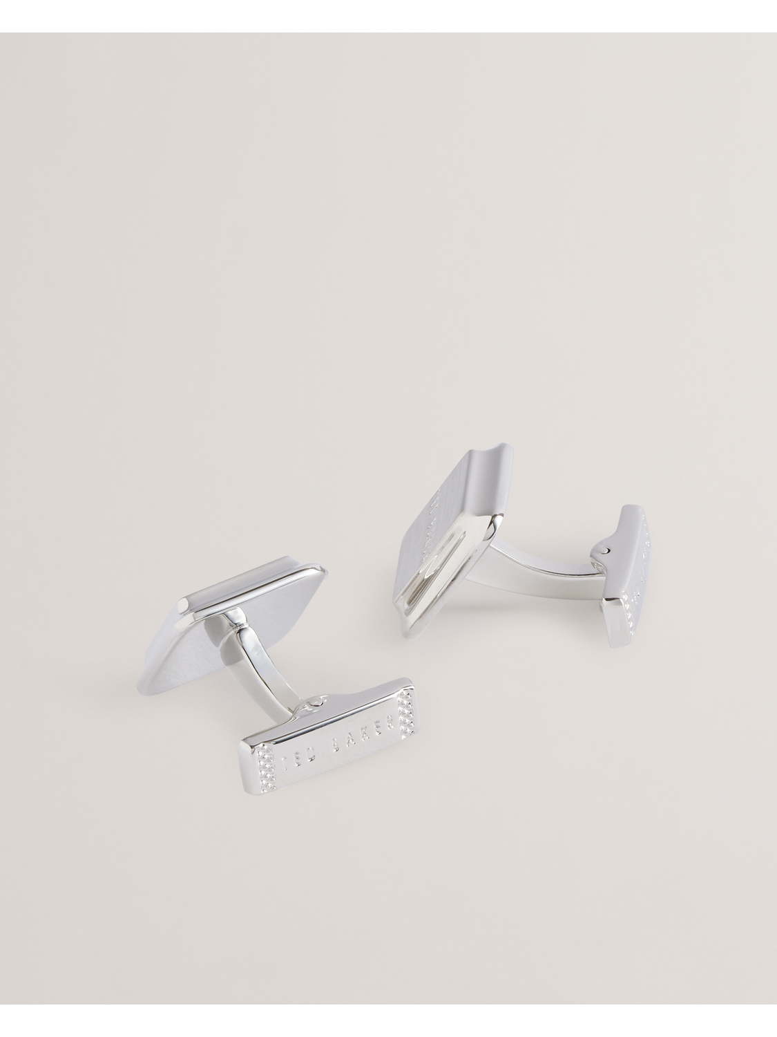 Ted Baker TEDLY - Branded Cufflinks SILVER