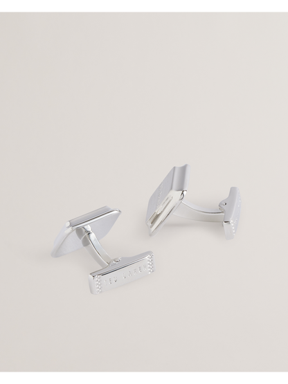 Ted Baker TEDLY - Branded Cufflinks SILVER
