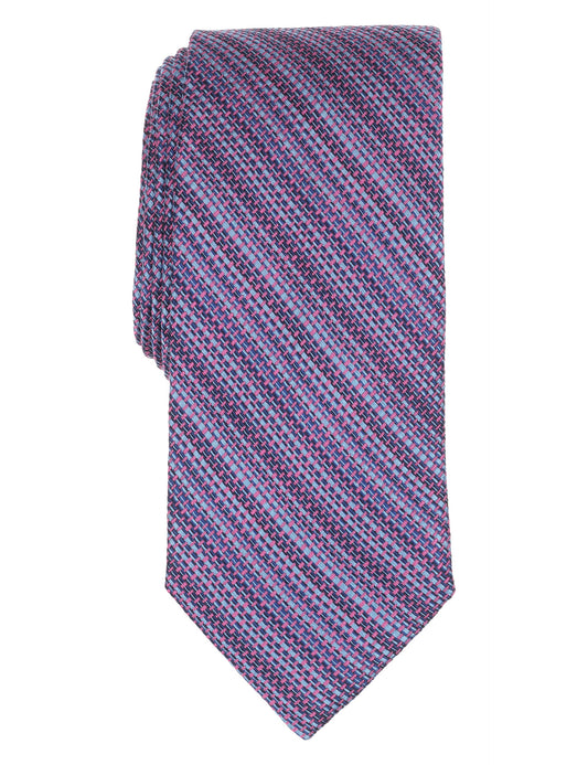 Ted Baker AMWELL Woven Stripe Silk Tie LILAC