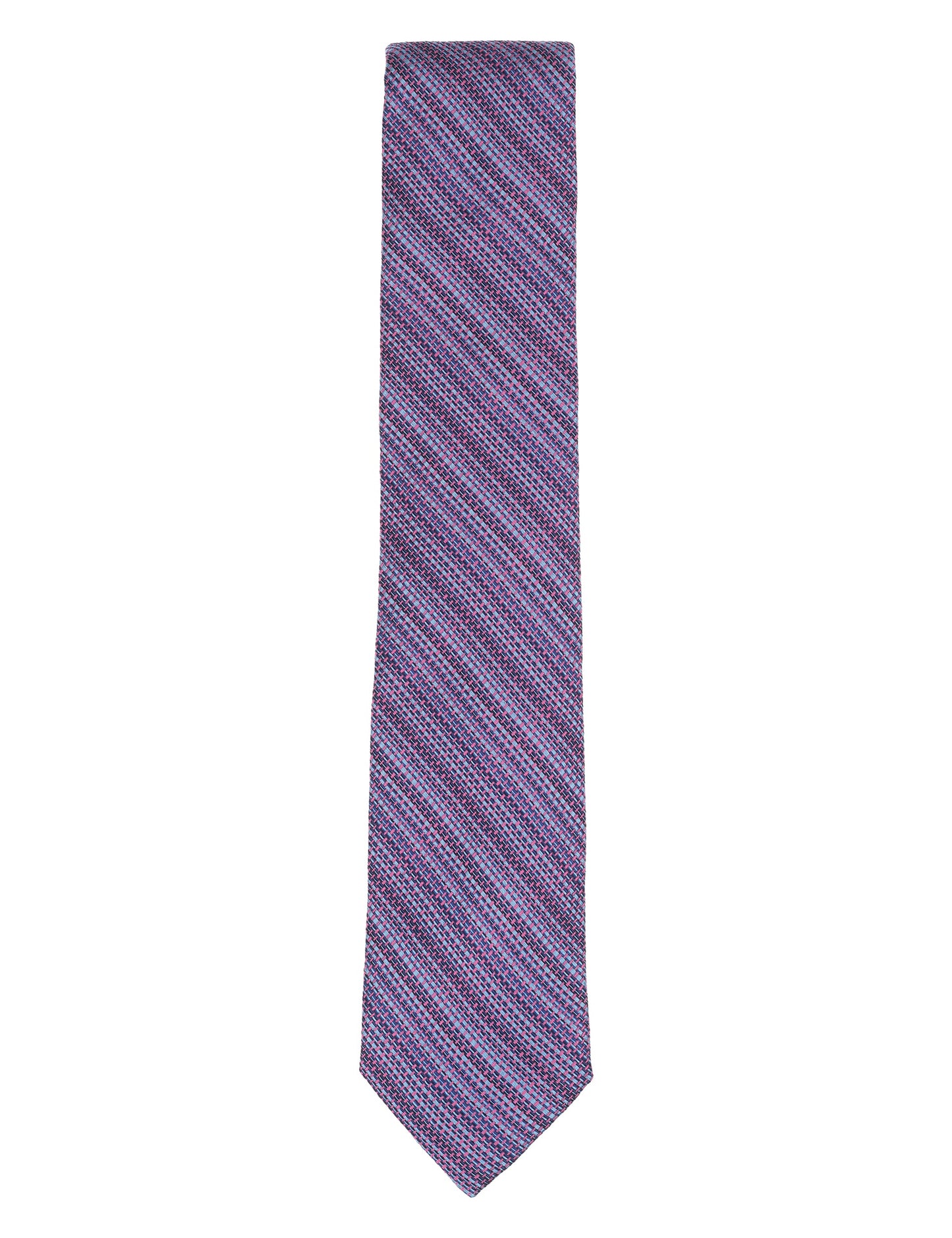 Ted Baker AMWELL Woven Stripe Silk Tie LILAC