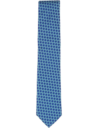 Ted Baker WILSON Dot Print Silk Tie LIGHT BLUE