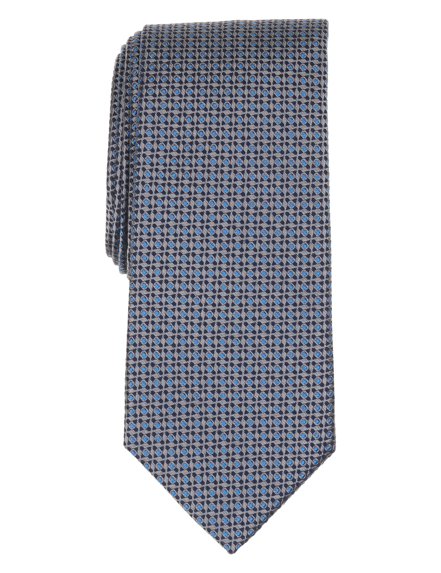 Ted Baker WALDRAM Grid Dot Silk Tie CHARCOAL