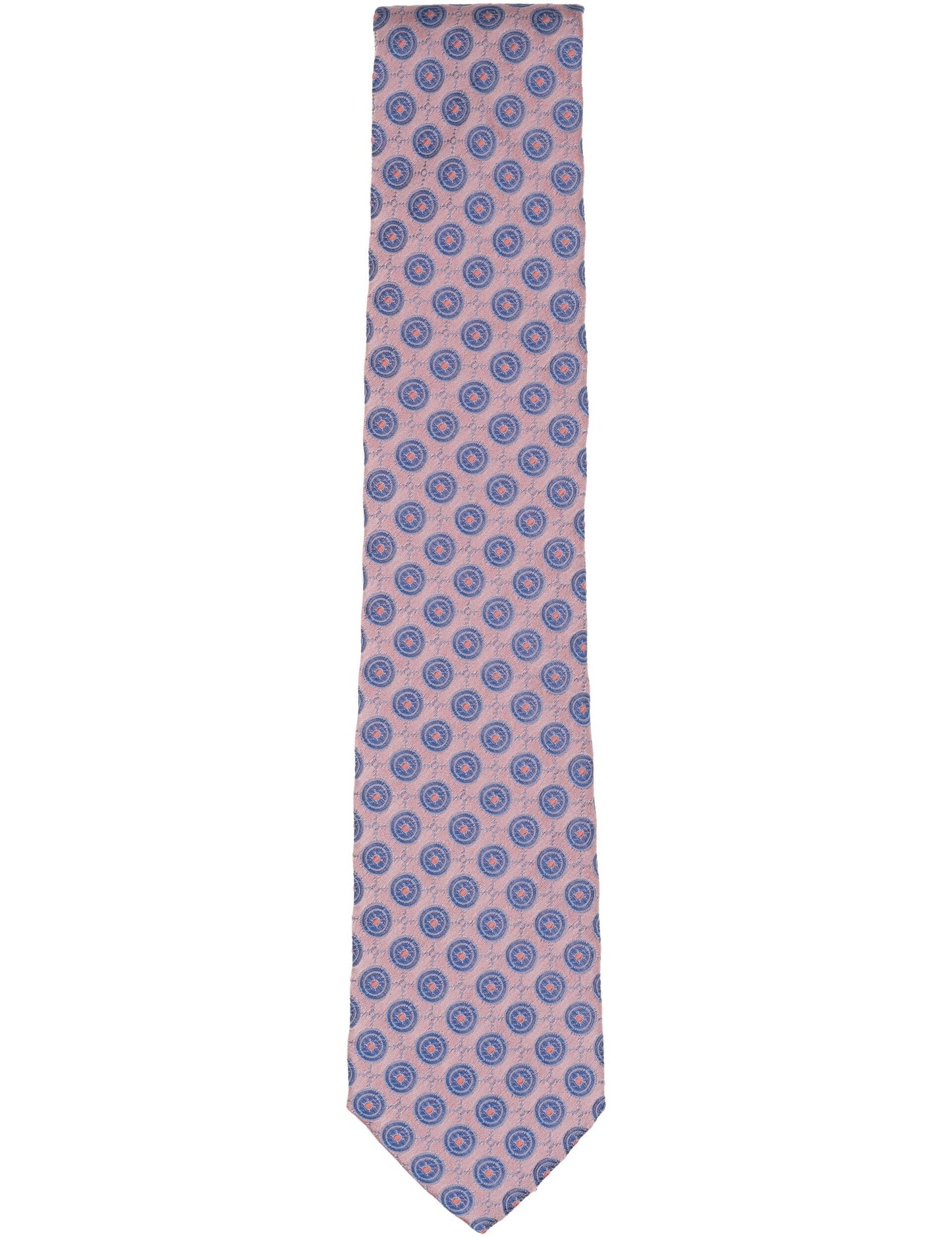 Ted Baker VERNON Roundel Print Silk Tie LIGHT PINK