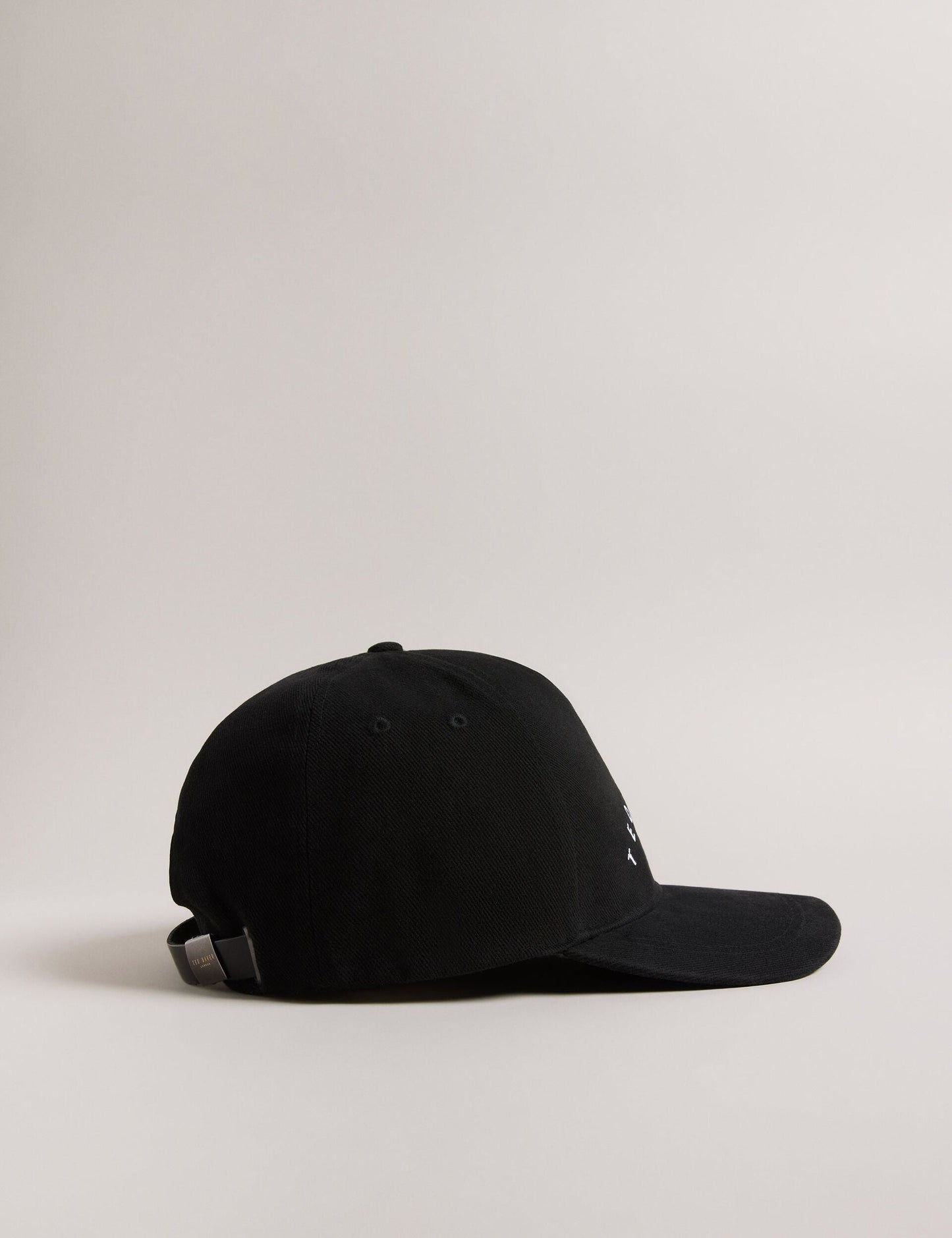 Ted Baker FRREDDI - Embroidered Logo Canvas Baseball Cap BLACK