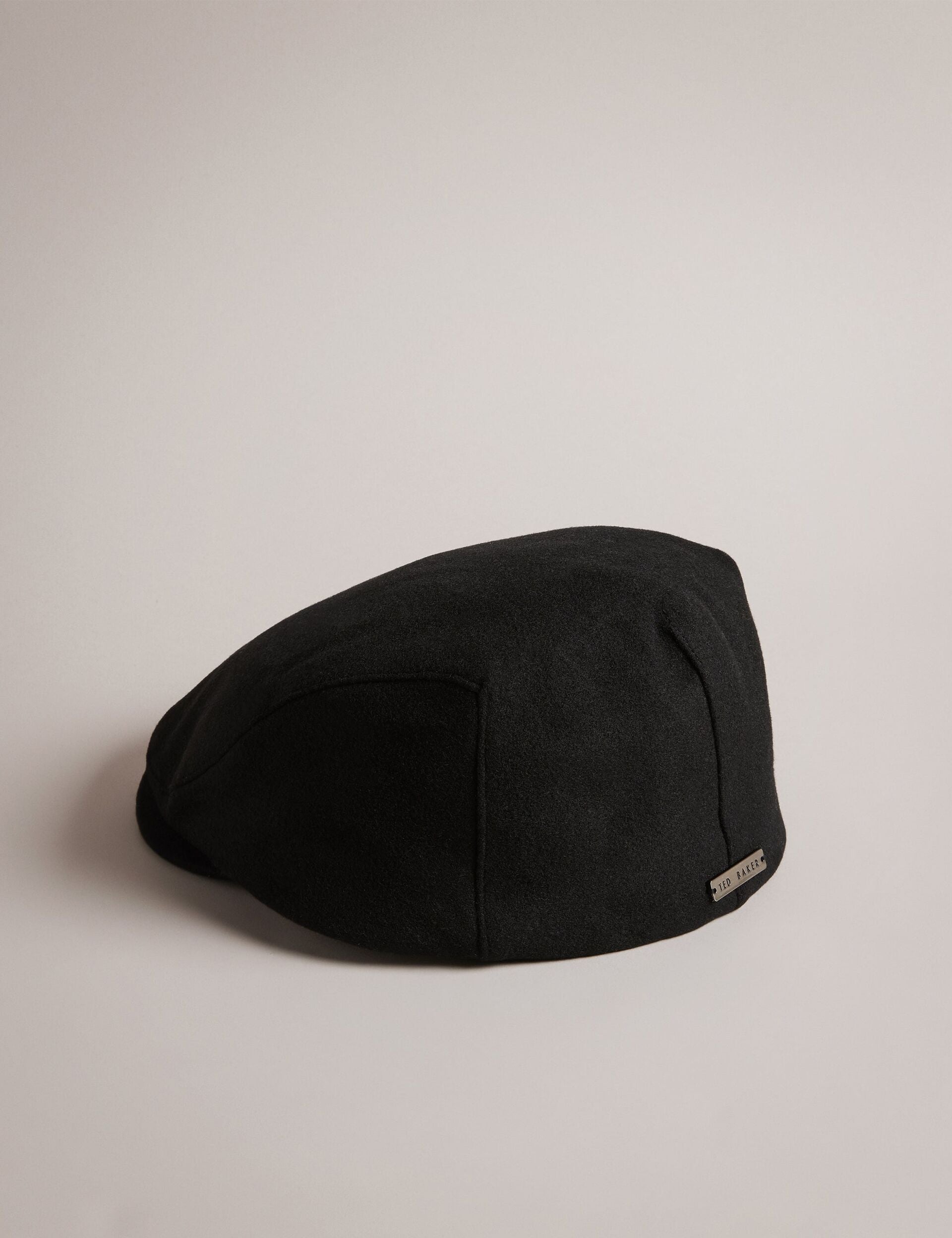 Ted Baker ALFREDS - Wool Blend Flat Cap BLACK