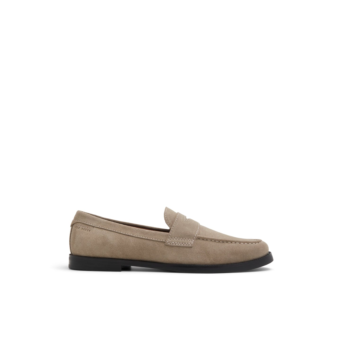 Ted Baker PARLIAMENT - Grained Leather Penny Loafers KHAKI